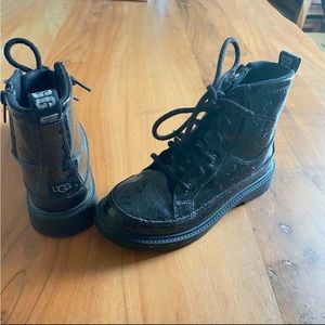 black sparkly UGG boots